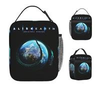 TFDGDGH Aliens Earth 2025 Bolsa de Almuerzo con Aislamiento térmico para el Trabajo Nevera portátil Bento Box Loncheras térmicas