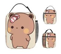 TFDGDGH Bolsa de Almuerzo Bubu and Dudu Panda Lonchera de Picnic al Aire Libre Bolsa térmica Casual para Adultos Bolsos de Mano Oxford Bolsa térmica aislada portátil