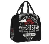 TFDGDGH Bolsa de lonchera Aislante Sobrenatural para Mujeres El Negocio Familiar Winchester Things Cooler Thermal Bento Box Camping al Aire Libre