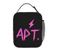 TFDGDGH Bolsas de Almuerzo aisladas APT Apateu de Color Rosa Divertido Contenedor de Comida más Fresco Lonchera a Prueba de Fugas Bruno Mars para Hombres y Mujeres Picnic Universitario