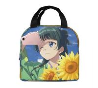 TFDGDGH Bolsas de Almuerzo aisladas de Girasol Maomao Bolsa de Nevera Contenedor de Comida The Apothecary Diaries Tote Lunch Box Bento Pouch School Travel