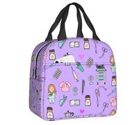 TFDGDGH Cajas de Almuerzo Reutilizables de Medicina médica de Enfermera médica Personalizadas para Mujeres Enfriador térmico multifunción Bolsa de Almuerzo aislada de Alimentos