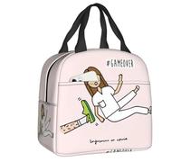 TFDGDGH Enfermera En Apuros Enfermera Personalizada Bolsa de Almuerzo de Salud Médica para Mujeres Nevera Térmica Cajas de Almuerzo Aisladas para Niños en Edad Escolar