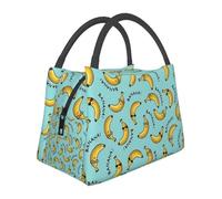 TFDGDGH Soy Un Fresco Patrón de Plátano Bolsas de Almuerzo Aisladas Bento Box Lunch Tote Picnic Bag Cooler Thermal Bag para Mujer Niños Viaje
