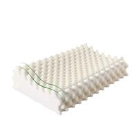 TFDRSEXVD Almohada de látex, Almohada de látex Natural, Almohada ergonómica, Almohada Individual de Columna Cervical de Iones Negativos,Wolf Tooth,55x35x8/10cm