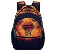 TFEDACVSS Arlo de baloncesto-llama Estilo de arteMochila Mochilas Escolares Adolescente Universitarios Para Hombres, Mujeres, Niños Y Niñas, Se Adapta Con Bolsillos LateralesOne Size