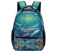 TFEDACVSS BalenaMochila Escolar Mochila Viaje Animales Balenas Adolescentes Para Hombres, Mujeres, Niños Y Niñas, Se Adapta Mochila Infantil De Gran CapacidadOne Size
