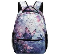 TFEDACVSS hermosa mariposaMochila Escolar Mochila Unisex Animales Adolescentes Para Hombres, Mujeres, Niños Y Niñas, Se Adapta Portátil Gran Capacidad One Size