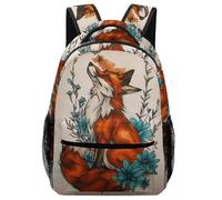 TFEDACVSS hermosa zorroMochila Mochilas Escolares AdolescenteAnimales Adolescentes Para Hombres, Mujeres, Niños Y Niñas, Se Adapta Portátil Gran Capacidad One Size
