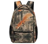 TFEDACVSS hermosa zorroNiña Mochilas Mochilas Tipo Casual Animales Adolescentes Para Hombres, Mujeres, Niños Y Niñas, Se Adapta Para Hombre Mujer Bolsa De ViajeOne Size
