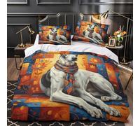 TFEDACVSS Jinetes Occidentales Funda de Edredón Juego de 3 Piezas Estampado 3D Cierre de Incluye Fundas de Almohada Transpirable Patrón de Escena de Rancho Funda Edredon for Adultos Double（200x200cm）