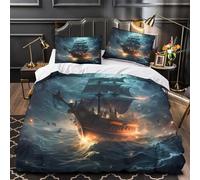 TFEDACVSS Patinador en Movimiento Funda de Edredón Cierre de Cremallera Oculta Juego de 3 Piezas Diseño 3D Incluye Fundas de Almohada Calle Urbana Funda Edredon for Ancianos Super King（260x220cm）