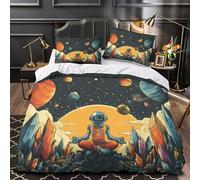 TFEDACVSS Patrón ArtDeco Funda de Edredón Suave Juego de 3 Piezas Diseño 3D Cremallera Oculta Incluye Fundas de Almohada Transpirable Estilo geométrico Dorado Funda Edredon for niña Double（200x200cm）