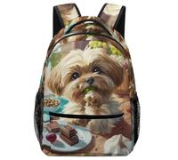 TFEDACVSS perro Yorkshire TerrierNiñoMochilas Mochilas Tipo Casual Animales Escolar Para Hombres, Mujeres, Niños Y Niñas, Se Adapta Para Portátil Daypack CasualOne Size