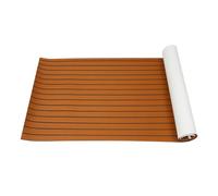 TFGXUE Suelo autoadhesivo de madera de teca sintética para barco | 269 x 89 x 0,6 cm, suelo de barcos de teca artificial, 23941 cm², cubierta para barcos, yates, pontones, cubiertas de kayak