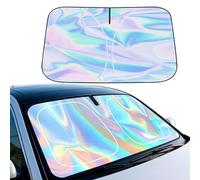TFIUMCRGW para Citroen Ami Electric Vehicle 2020-2026/Opel Rocks-e 2021-2026 Parasol Coche Parabrisas, Parasol para Coche Plegable Anti UV, Aislamiento térmico Visera Parasol Delantera,B