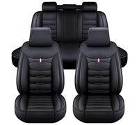 TFIUMCRGW para Citroen C4 Cactus Fundas de Asiento Coche Juego Completo, Protector de Asiento de Cuero Sintético, Cubiertas Impermeables,B