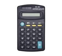 TFixol Calculadora pequeña con pantalla de 8 dígitos, tamaño de bolsillo, 4.37 x 2.44 pulgadas, para estudiantes, uso portátil, oficina, hogar, escuela, accou, herramienta de cálculo financiero, color