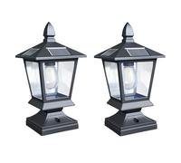 TFixol Farol Solar Exterior, Impermeable LED para Jardín Lámpara de Poste Luces Solares para Jardín para Exteriores