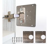 TFixol Kit de bisagra de puerta de armario de cocina, kit de bisagras de gabinete, montaje en paneles laterales