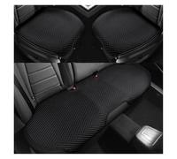 Tfkkaw Juegos Funda Asiento Cojín para Asiento Coche Ventilación Cómodo Absorción Sudor Cojín Coche Accesorios Asiento Trasero Individual Dividido(3pcs Black)