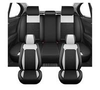 Tfkkaw Juegos Funda Asiento para Fiat para Grande para Punto para Bravo para 500X para Toro para Argo para Freemont Fundas para Asientos Coche(Stanard-White)