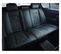 Tfkkaw Juegos Funda Asiento para VW para Tiguan para Golf 8 7 6 5 4 ID4 para Polo 9N para GOL G3 G5 Fundas para Asientos De Coche(Rear Seat-Black)