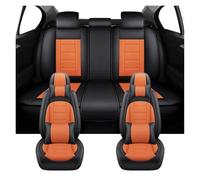 Tfkkaw Juegos Funda Asiento para VW para Tiguan para Golf 8 7 6 5 4 ID4 para Polo 9N para GOL G3 G5 Fundas para Asientos Coche(Luxury-Orange)