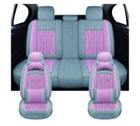 Tfkkaw Juegos Funda Asiento para VW para Touareg para Golf 8 7 6 5 4 ID4 para Polo 9N para GOL G3 G5 Fundas para Asientos De Coche(Luxury-Pink)