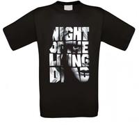TFRDE2345 Notte of Vivente Dead Orrore Culto Movie T-Shirt