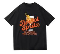TFRwtf33R Aperol Spritz Is Always The Answer Tshirt Black M