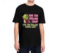 TFRwtf33R Are You Feeling Mad Nanalan Mona T-Shirt Black 3XL