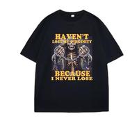 TFRwtf33R Haven't Lost My Virginity Funny Hard Skeleton T-Shirt Black XL