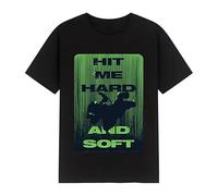 TFRwtf33R Hit Me Hard and Soft Print T Shirt Black L