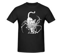 TFRwtf33R Junji Ito Souchi Horror T Shirt Black 3XL