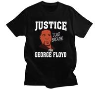 TFRwtf33R Justice I Can't Breathe For George T Shirt Black M