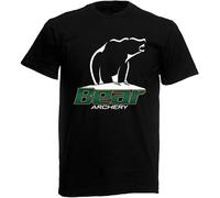 TFRwtf33R Kaif Bear Archery Bow Logo Symbol Men's T-Shirt Black 3XL