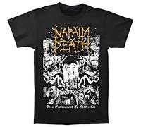 TFRwtf33R KANKE PLE Napalm Death Men's from Enslavement to Obliteration T-Shirt Black 3XL