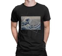 TFRwtf33R Meets Fibonacci Sequence Men's T Shirt Golden Ratio Math T-Shirts Black XL