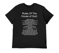 TFRwtf33R Rules from The House of God T-Shirt Black S