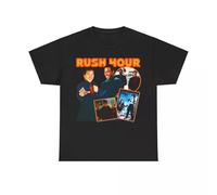 TFRwtf33R Rush Hour 90s Movie Unisex Heavy Cotton T-Shirt Black 3XL