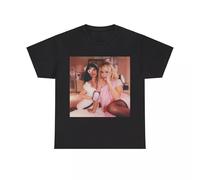 TFRwtf33R Sabrina Carpenter Jenna Ortega T Shirt Black L