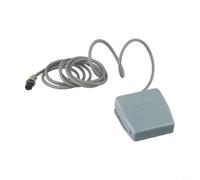 TFS-201 SPDT - Interruptor de pie (250 V, 10 A, metal) | SPDT Design, momentaner für kontakt, AC250V 10A, robuste Metallgehäuse grau Optik