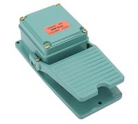 TFS-402 AC 250V 15A Interruptor de pedal controlador de pie momentáneo Interruptor de pedal de potencia eléctrica de aleación de aluminio antideslizante
