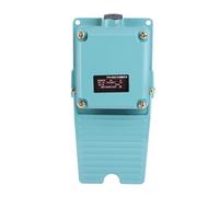 TFS - Interruptor de pedal momentáneo de 402 AC 250 V 3 A, interruptor de control por pedal con carcasa de aluminio antideslizante, 1NO 1NC contacto de plata para equipos médicos,