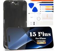 TFT - Pantalla LCD de repuesto para iPhone 15 Plus, pantalla LCD para iPhone 15 Plus A3094, A2847, A3093, A3096 (sin marco, negro)