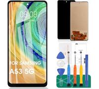 TFT - Pantalla LCD de repuesto para Samsung Galaxy A53 5G, pantalla LCD SM-A536B SM-A536U, digitalizador, kit de reparación de montaje de pantalla táctil (negro, sin Figerprint)