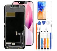 TFT Pantalla LCD para iPhone 13 Mini Reemplazo de Pantalla 5.4 Pulgadas para iPhone 13 Mini A2628 A2481 A2626 A2629 A2630 3D Touch LCD Screen Display Digitizer Assembly Repair Kit (negro)