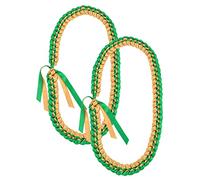 TFTAFAN Leis - Collar Lei de graduación con cinta de graduación 2023, collar trenzado, regalo de graduación, accesorios de fiesta para mujeres y hombres, Poliéster, No es una piedra preciosa