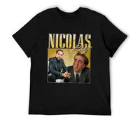 TFTFRRAUCR Nicolas Cage Appreciation Tshirt Unisex Homage Throwback Stag Hen Do Funny Black